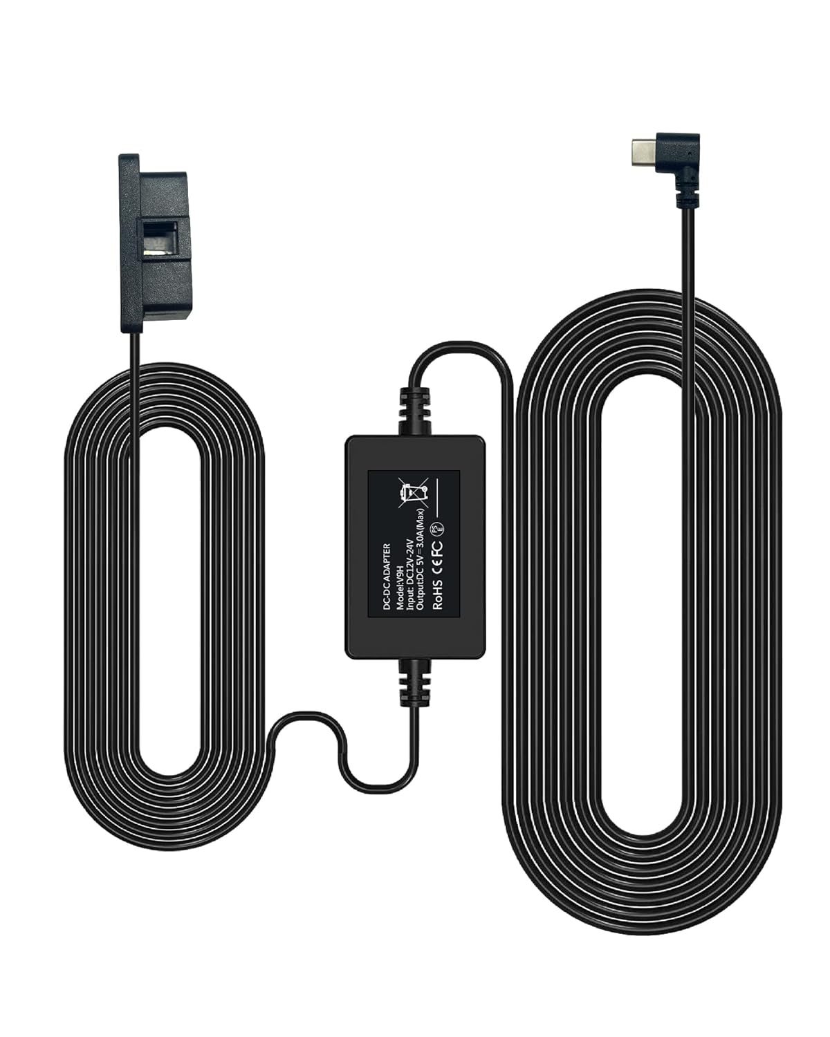 REDTIGER Dash Cam OBD Hardwire Kit Power Cable Type USB C