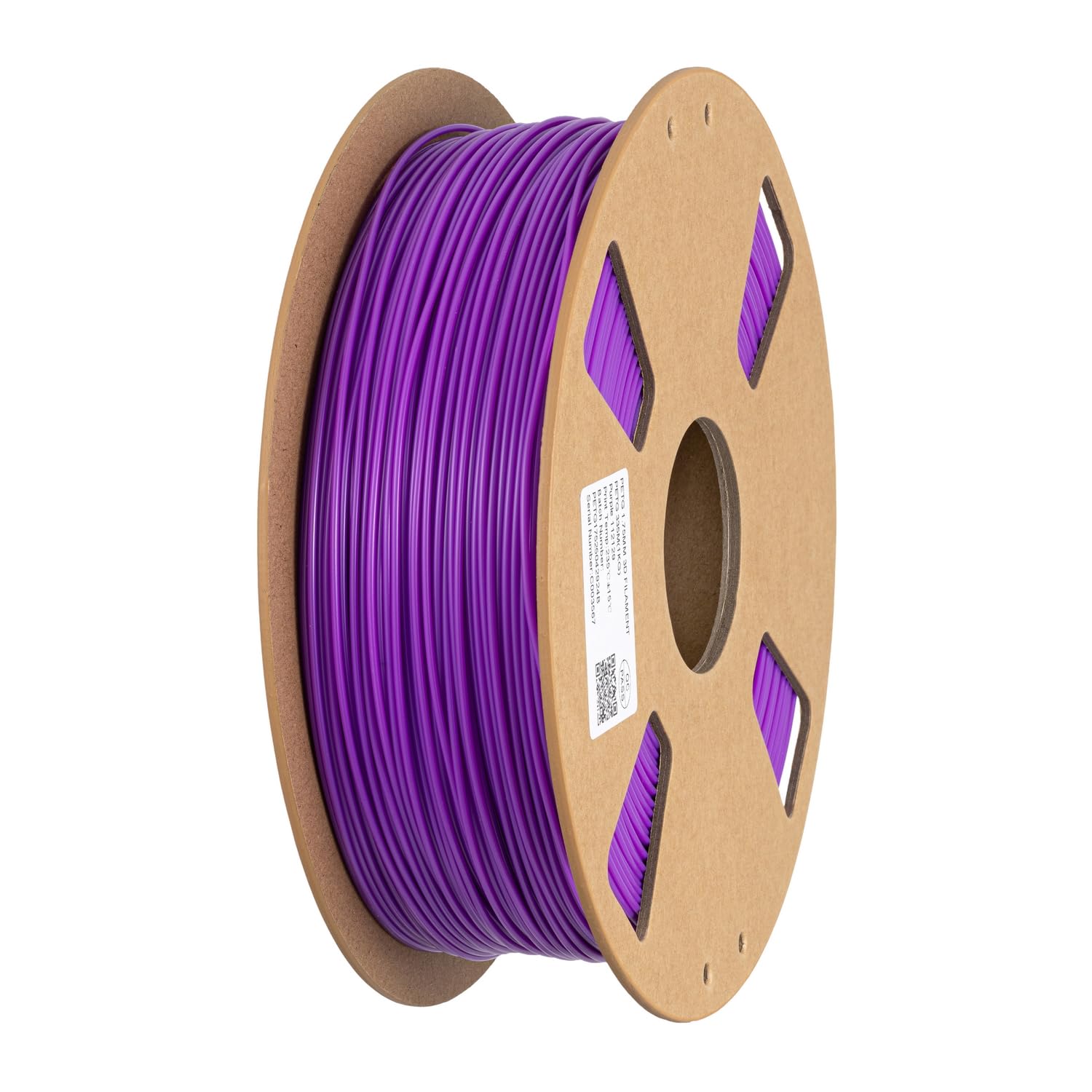 Filament PETG do drukarki 3D, 1,75 mm, 1 kg, filament do drukowania materiału 3D (fioletowy)