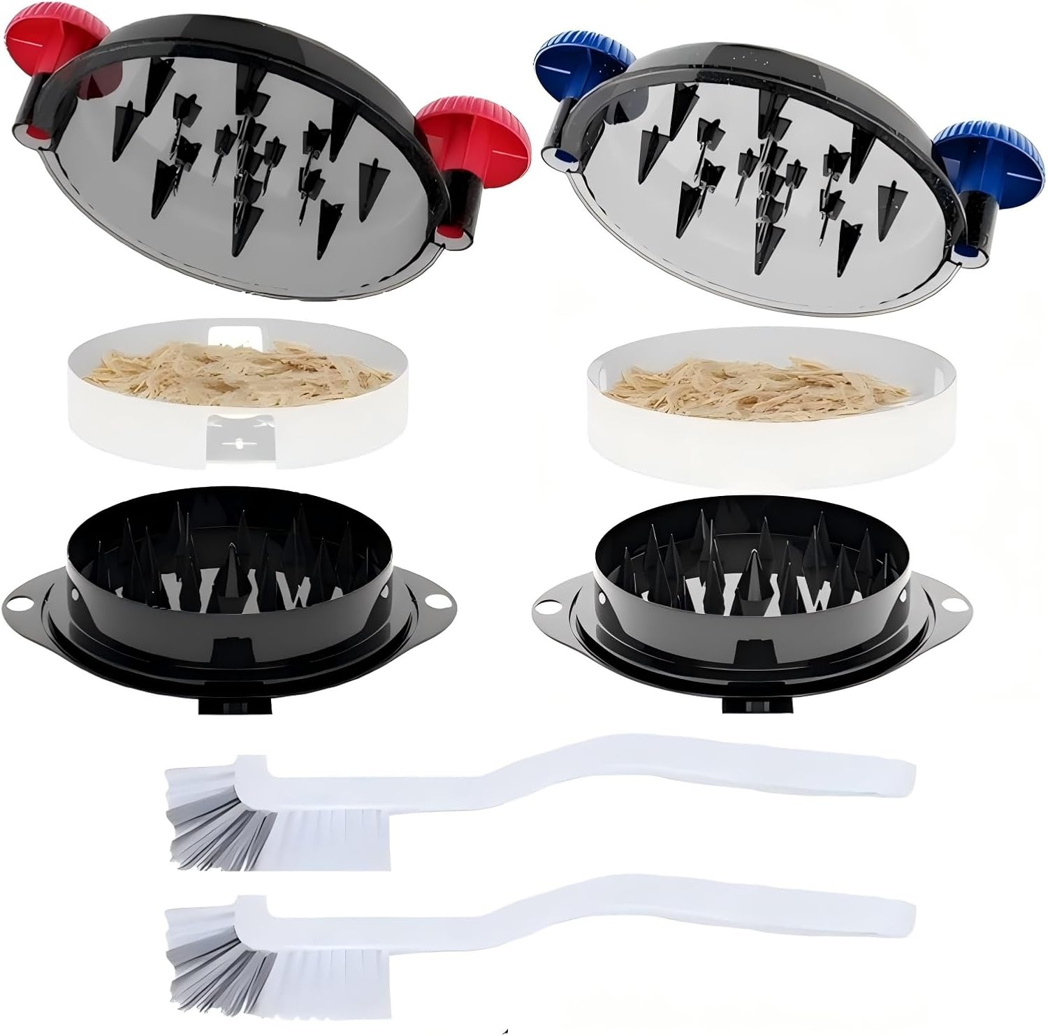 2 Pcs Chicken Shredder with Upgraded Stainless Steel Spikes