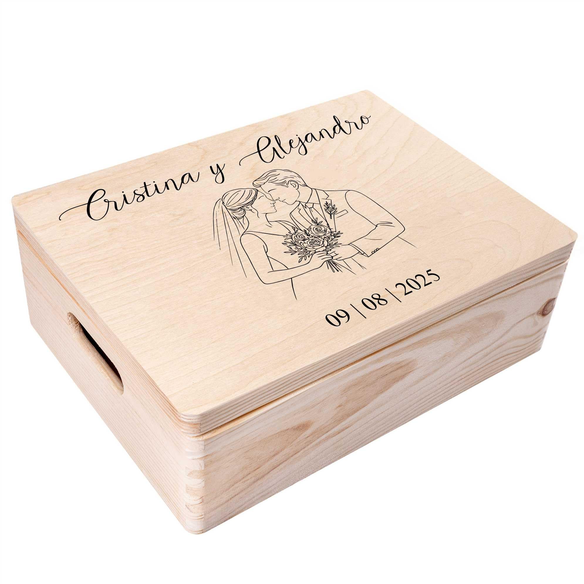 Creative DECO Personalizada Caja de Regalos Originales para los Novios Boda