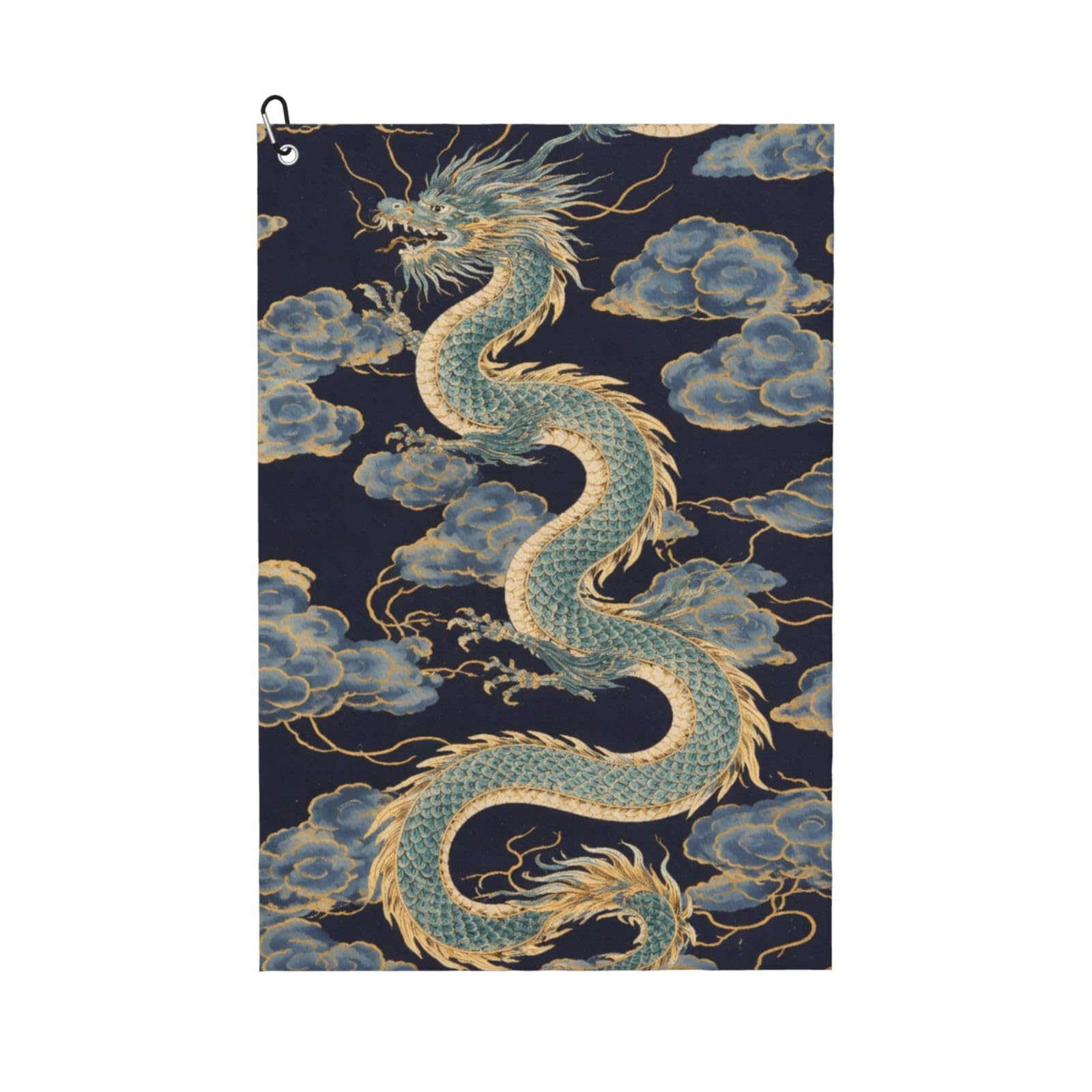 BSDFGSDD Traditional Dragon Art Golf Towel 24 x 16 inches