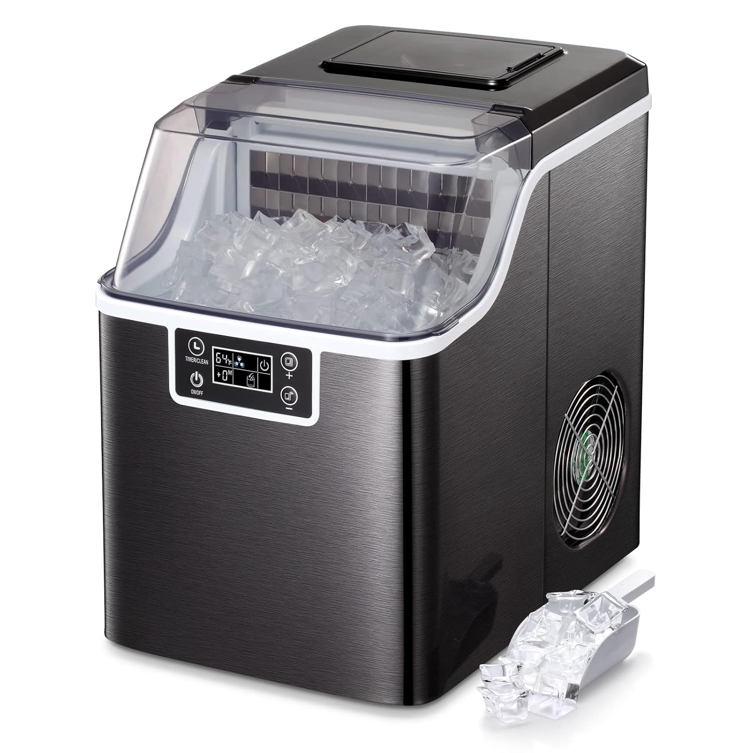 Antarctic Star Countertop Ice Maker Machine Make 24 ice