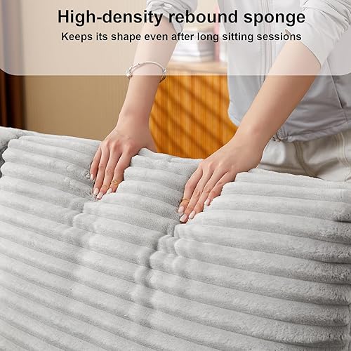 Miniatura 187 de sofá cama de terciopelo de 58 pulgadas, convertible 3 en 1 con bolsa de almacenamiento y respaldo ajustable, perfecto para espacios pequeños, sala 7