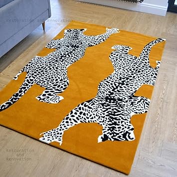 Amazon.com: Restoration and Renovation Climbing Jaguar Modern Handmade ...