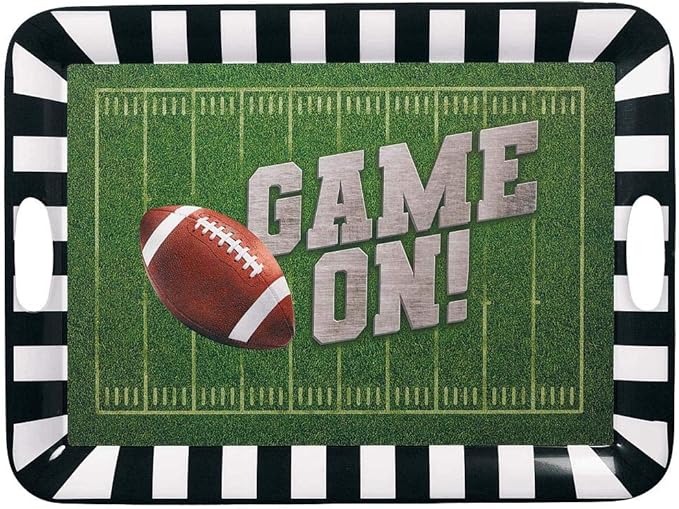 Football Melamine Serving Tray