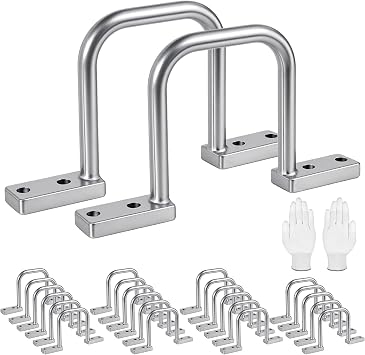 25Pcs 2Inch Distribution Rings,Aluminum D Ring for Sorting Out Electric Cables, Cable Management for Commercial and Residential Use, Silver