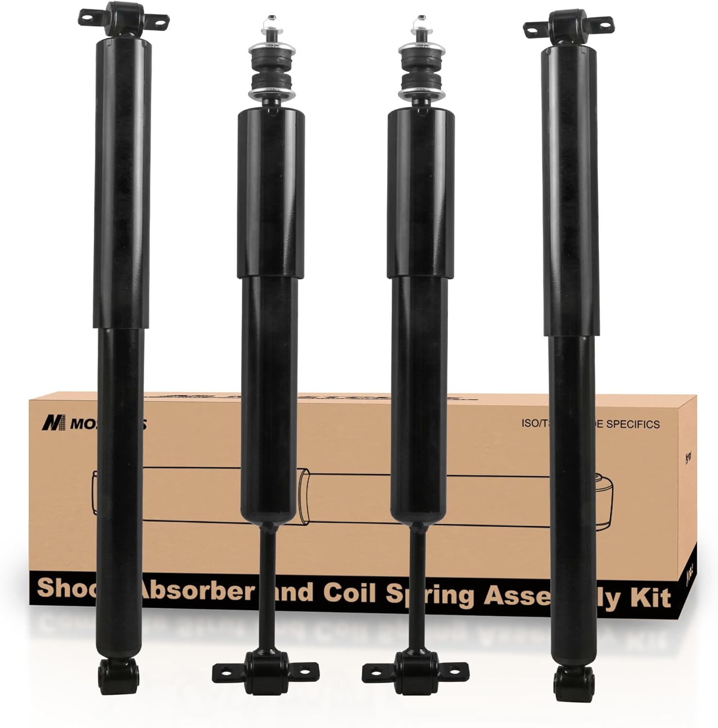 MOSTPLUS 4PCS Front & Rear Shocks Absorber 341302 344269 Compatible with 1995-2005 Ford Explorer, 1997-2001 Mercury Mountaineer