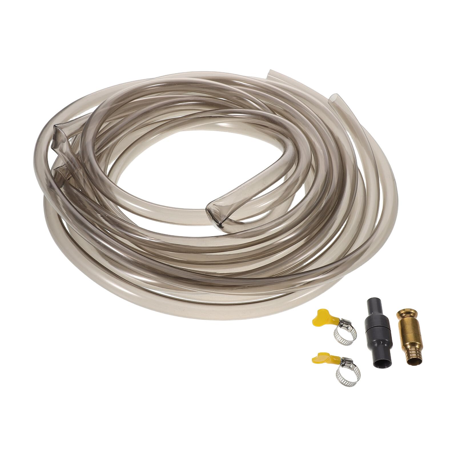 Manguera Flexible de PVC para Acuario de 5 M con Abrazadera Cambiador de Agua y Aspirador de Sustrato para Limpieza de Peceras de Agua Dulce y Salada Herramienta de