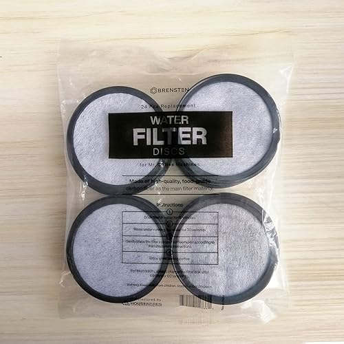 Miniatura 7 de Paquete de 24 discos de filtro de agua de carbón de repuesto para máquinas de café Mr. Coffee Brewers