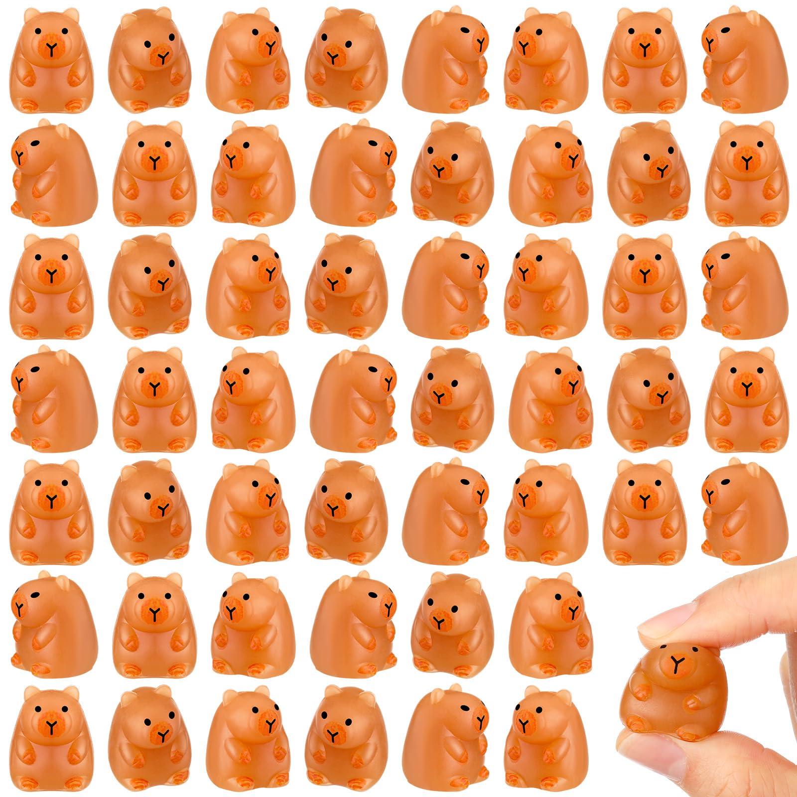 Amazon.com: Civaner 60 Pcs Mini Taba Capybara Toy Small Capybara