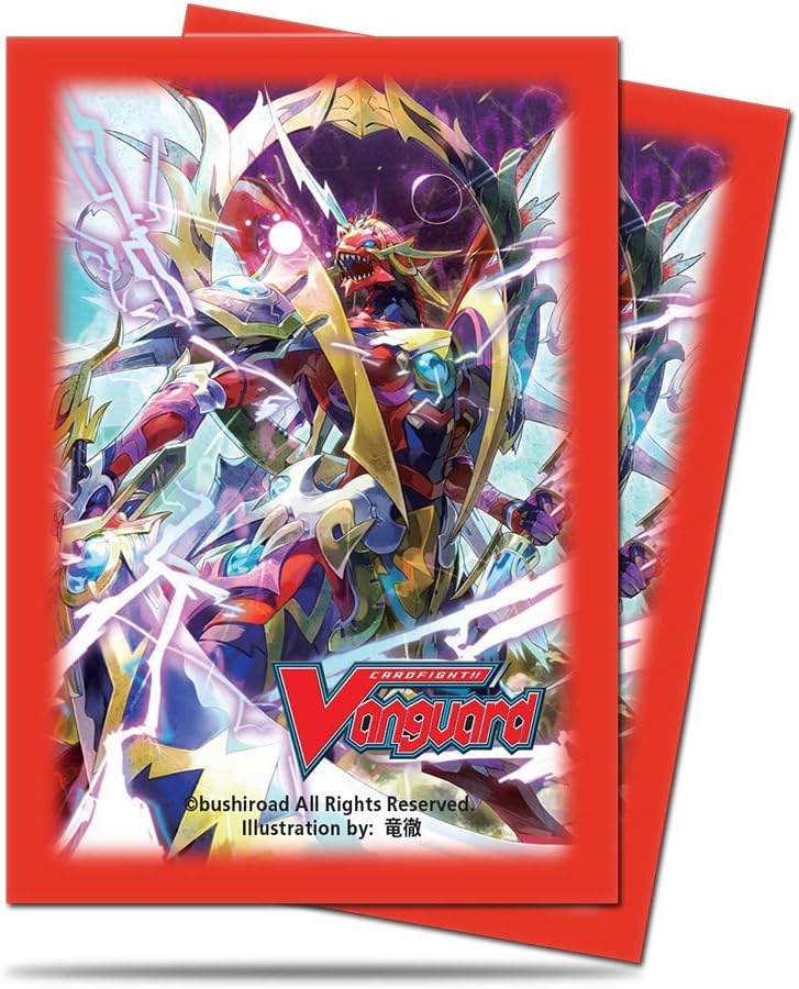Cardfight!! Vangaurd "Dragonic Kaiser Vermillion - THE BLOOD" Small Size Deck Protector Sleeves (55 count)