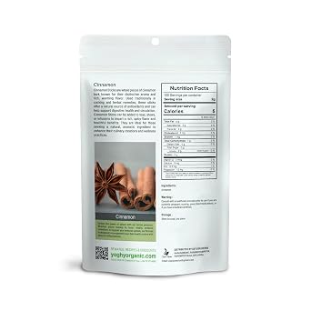 True Ceylon Cinnamon Sticks - 100% Pure, Organic, Non-GMO Authentic Ceylon Cinnamon for Teas, Cooking, and Baking