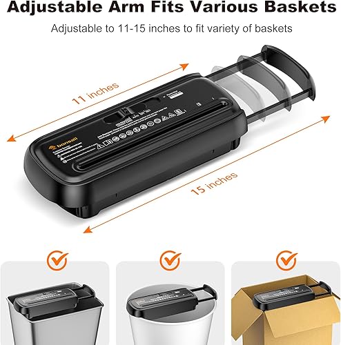 Miniatura 7 de Bonsaii Trituradora de papel para uso doméstico, trituradora de papel pequeña de 6 hojas sin cesta para oficina en casa, trituradora portátil,