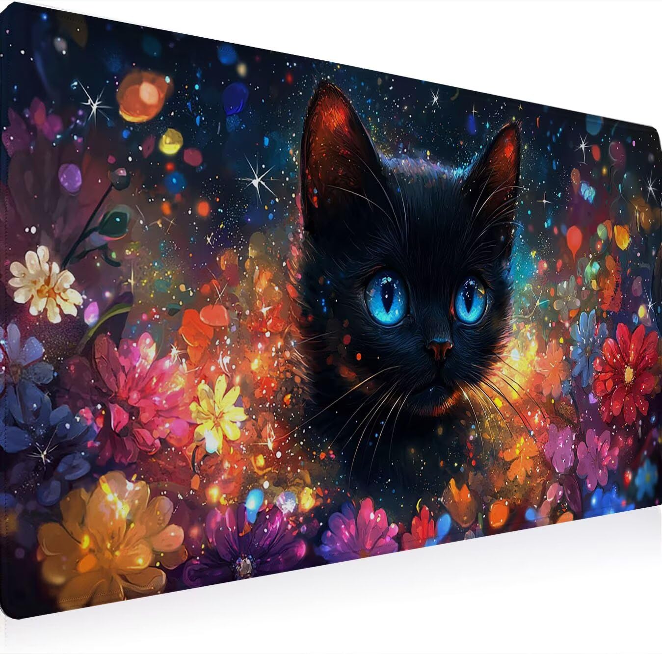 Gamingowa podkładka pod mysz, XXL, 1200 x 600 mm, podkładka pod mysz, duży rozmiar, podkładka na biurko, antypoślizgowy spód z naturalnego kauczuku, wodoszczelna i odporna na zabrudzenia, prezent na
