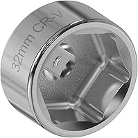 Vista 3 de ATLIN toma de filtro de aceite de 32 mm – Compatible con Ecotec, TDI, VW, GM, Audi, BMW, Polaris