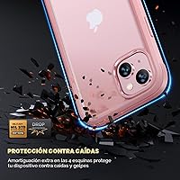 Vista 4 de Diaclara - Funda resistente de cuerpo completo con protector de pantalla sensible al tacto y antiarañazos, con protector de lente de cámara