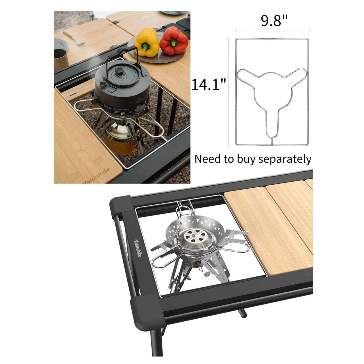 セール！Naturehike PORTABLE GAS STOVE ガスストーブ Amazon.com: Naturehike 2 Burner Folding Camping Stove