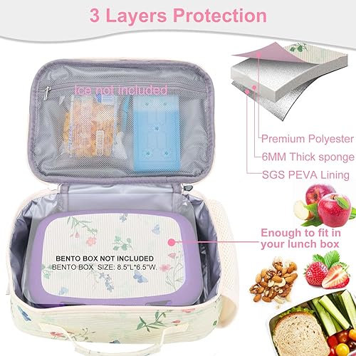 Miniatura 215 de RHCPFOVR Kids Lunch Bag - Insulated Lunch Box for Boys Girls,Washable Lunch Bag and Reusable Toddler Leak-proof Lunchbox for School and Daycare