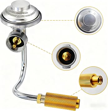 منظم غاز 1 رطل لـ Coleman Roadtrip Grill Regulator ، متوافق مع Coleman Regulator Assembly C001 ، 5010000743. 9942A5251