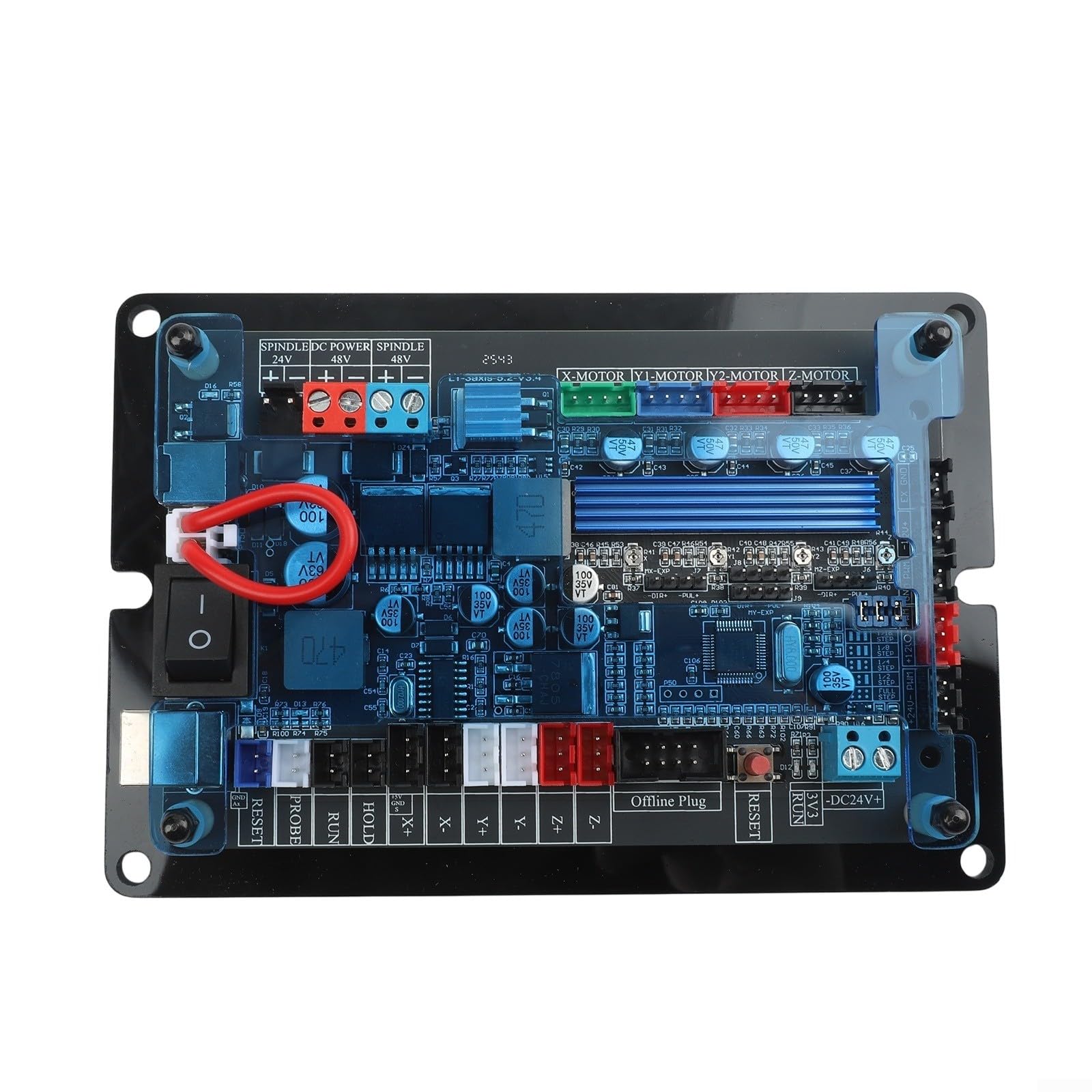 Pour carte de contrôleur Grbl 3 axes USB pour pilote de moteur pas à pas
