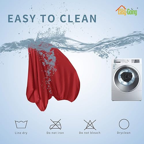 Vista 164 de Easy-Going - Funda de cojín elástica para sofá, funda de cojín protectora para asiento de sofá, suave, flexible con parte inferior elástica