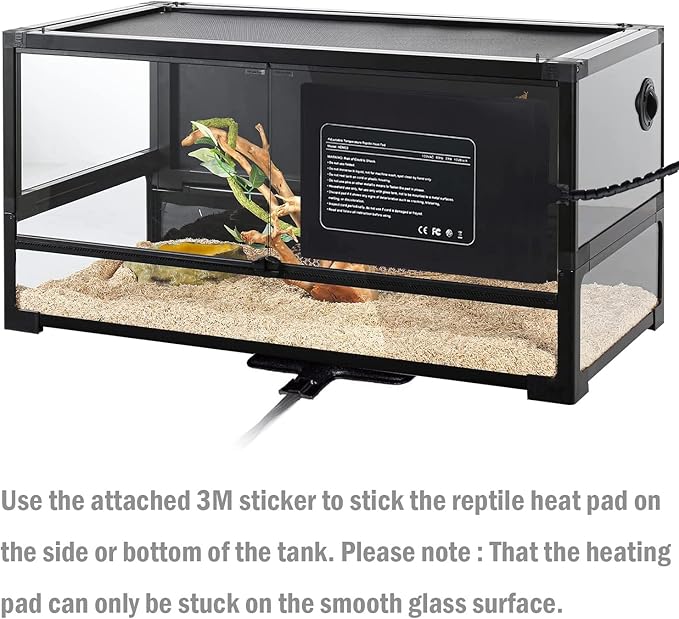 Almohadilla Térmica para Reptiles 23W Ajustable Impermeable 12x8 pulgadas miniatura 8