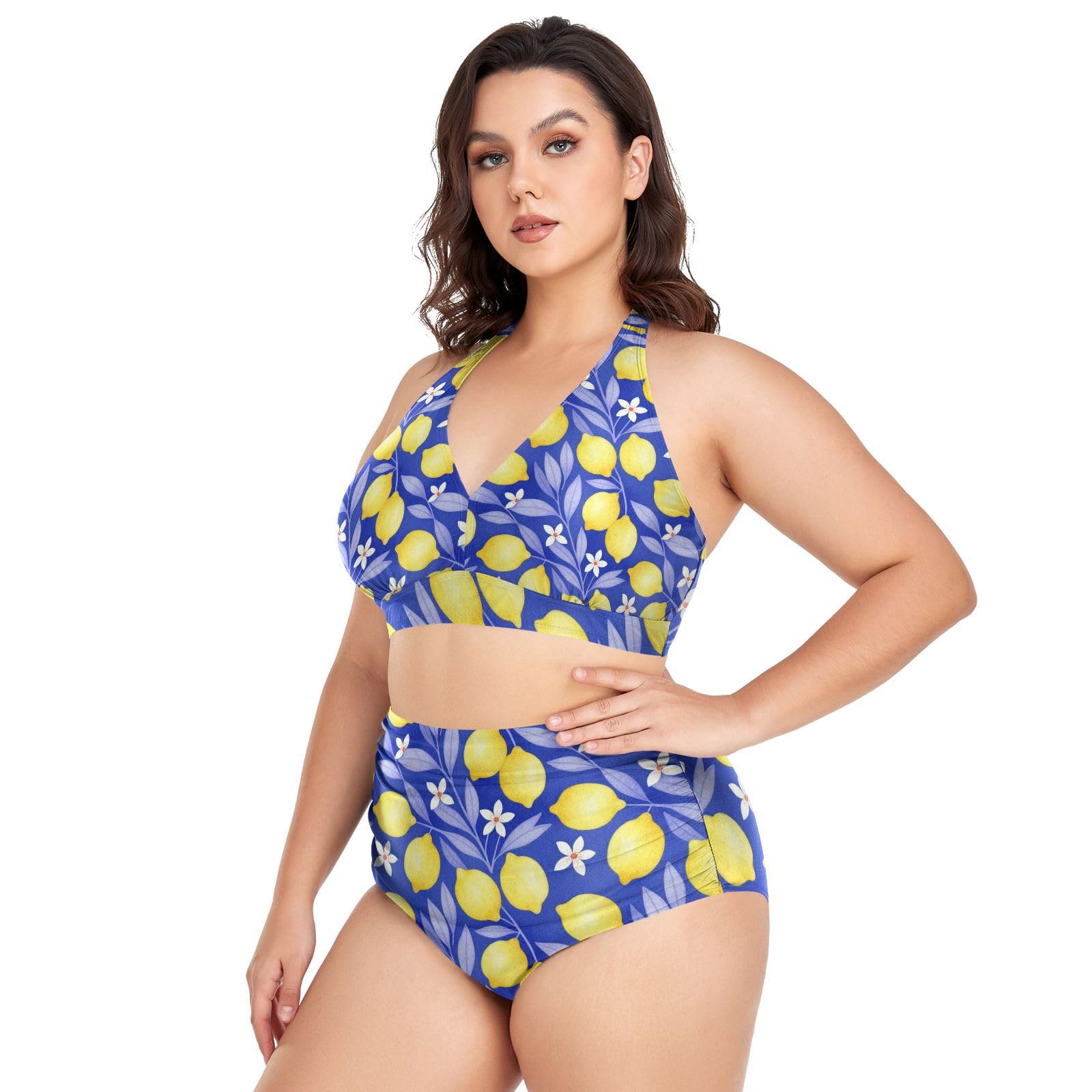 FRODOTGV Costumi da bagno donna taglie forti L-4XL