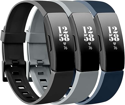 Tobfit - Correas de reloj deportivas compatibles con Fitbit Inspire HRInspireAce 2 Fitness Tracker, para mujeres y hombres, pequeñas y grandes