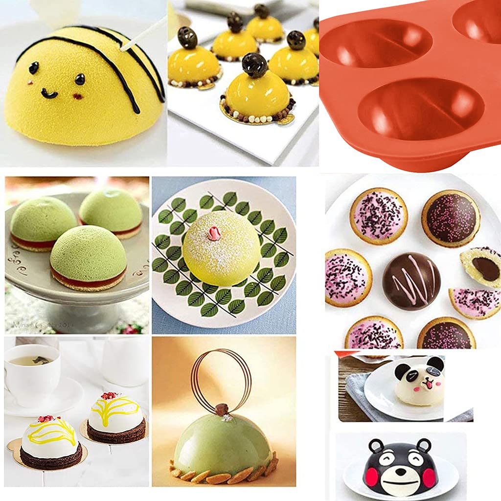 12 Silikon-Backformen Mittelgroß – Für Pudding, Mini-Kuchen & Gelee, Antihaftbeschichtet