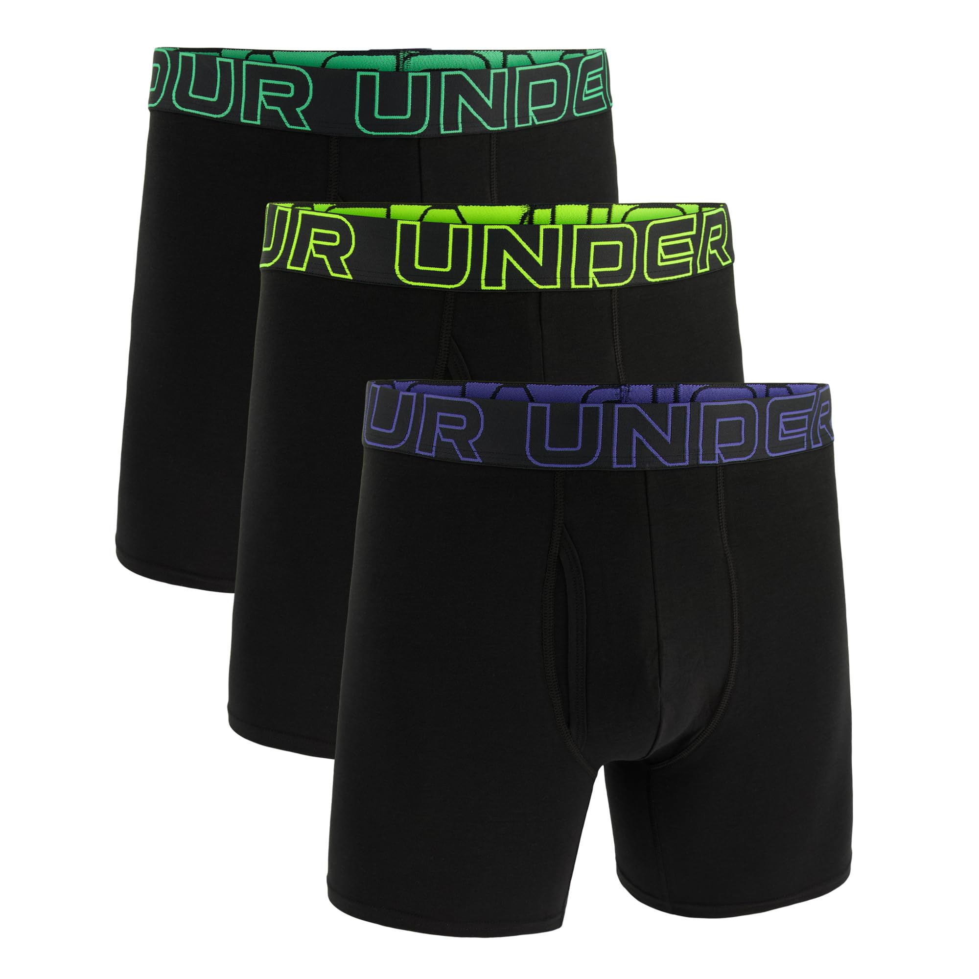 Under Armour Krótkie bokserki Mężczyźni Męskie Bokserki Bawełniane 15 Cm, 3-pak