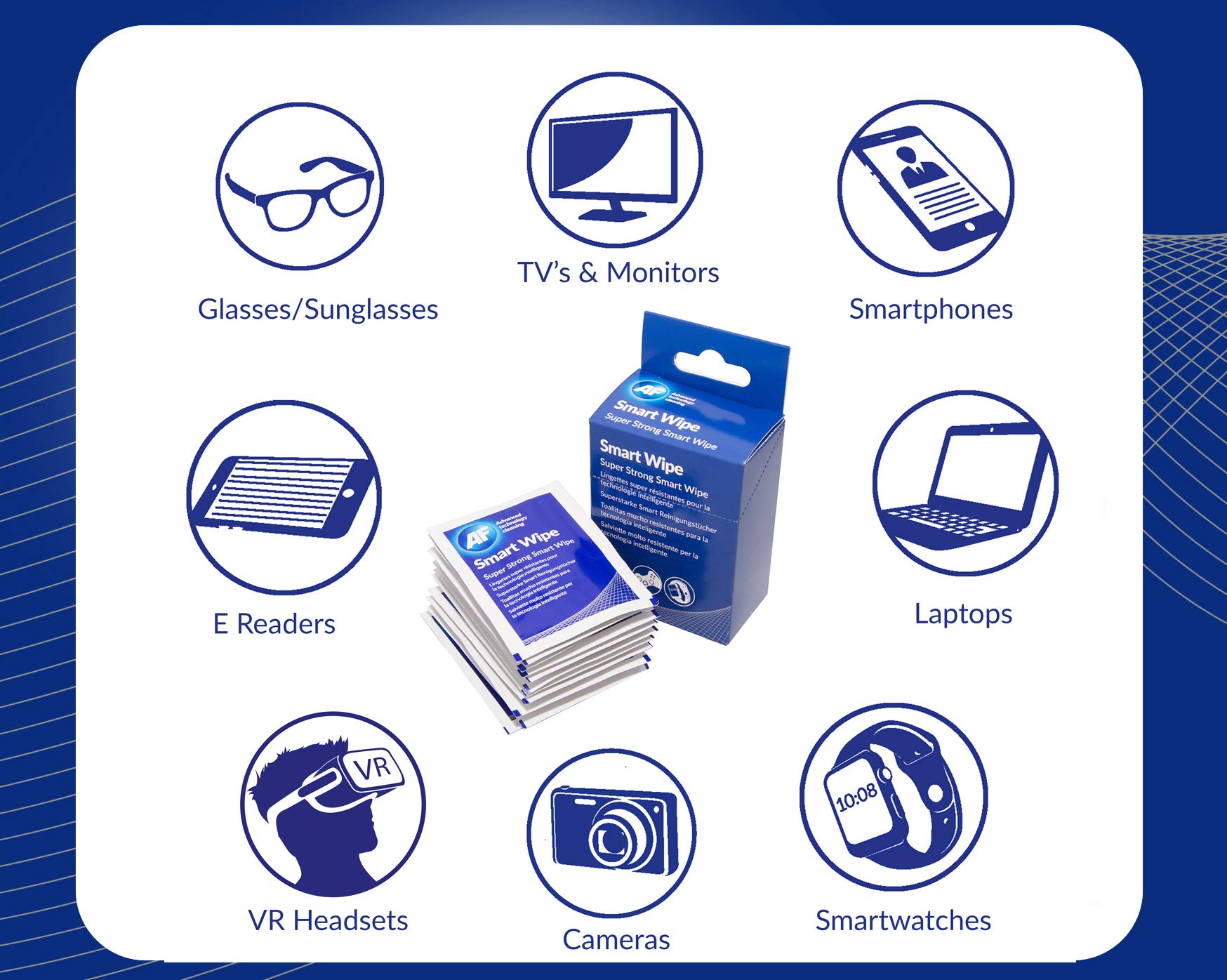 AF SMARTWIPE10 ściereczka do czyszczenia Edv Wipes 10 sztuk