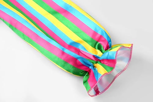 Miniatura 4 de ReliBeauty Disfraz de payaso para niños y niñas, disfraz de circo con peluca