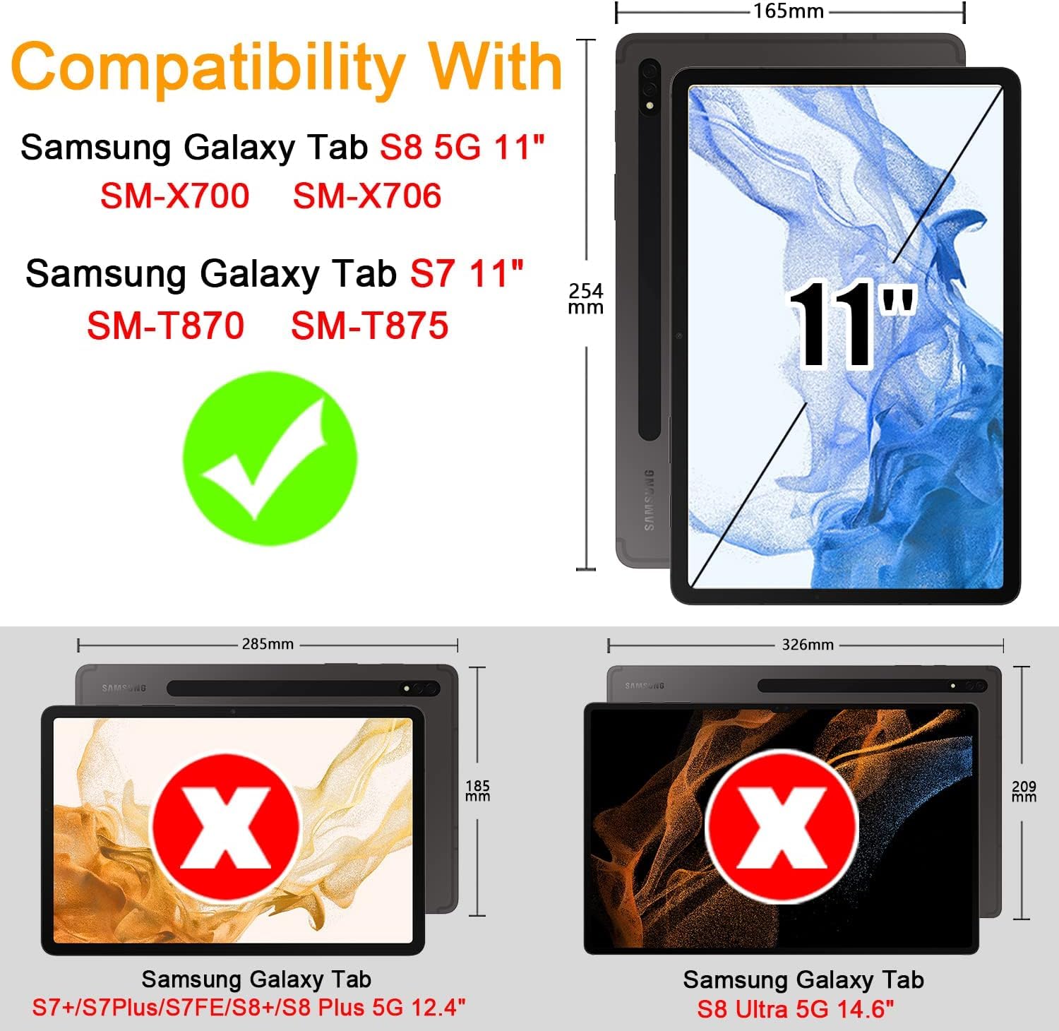 Samsung Galaxy Tab S7 128GB カバー＆ペン付き Soke Samsung Tab S7 Plus 12.4 inch Case 2020-Premium Shock Proof