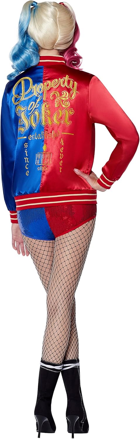 Spirit Halloween Adult Suicide Squad Harley Quinn Jacket : Clothing, Shoes & Jewelry