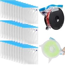 GBKDQQ 3D Printer Filament Vacuum Bag Kit, 30 x 34 cm Filament Storage Bag, Transparent Reusable Storage Bags for 3D Printer Filament, Pump Included