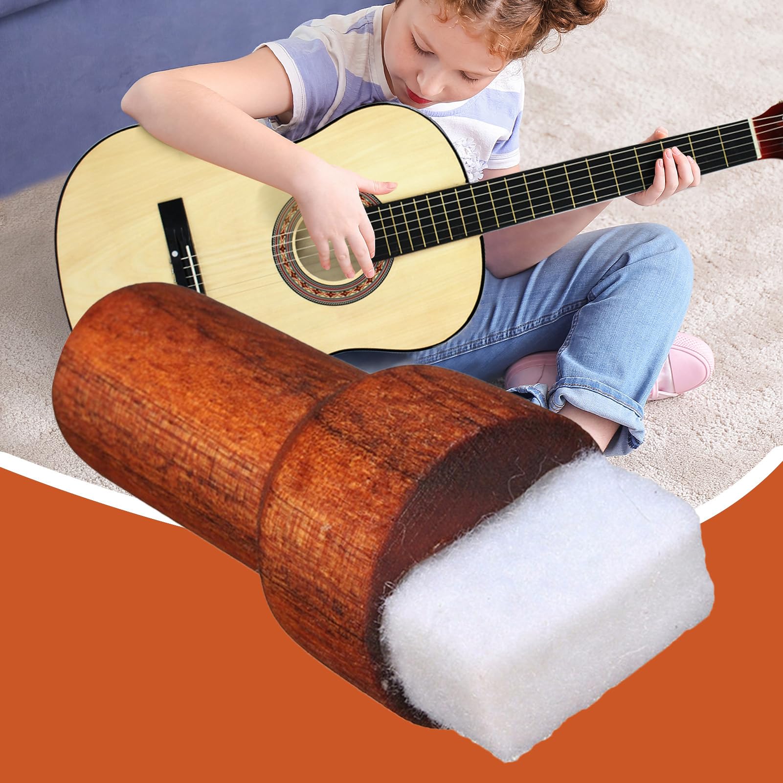 Limpiador Eliminador Para Cuerdas De Bajo - Cuidado De Trastes De Guitarra Para Limpieza | Producto Ergonómico De Larga Duración Y Limpieza Profunda Para Guitarra Acústica Eléctrica Ukulele Violín Ban