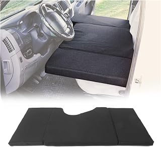 OMAC Cama de caravana con colchón compatible con Renault Trafic 2001-2014, color negro
