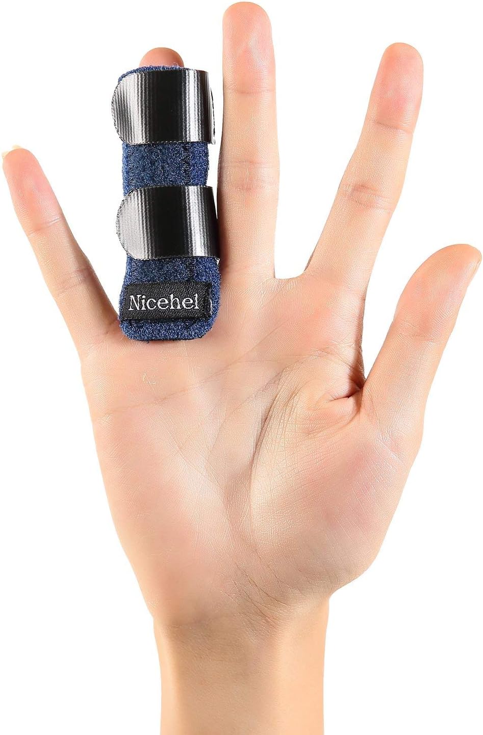 Trigger Finger Splint for Alleviating Finger Locking, Popping, Bending, Stiffness- Tendon Release and Pain Relief from Stenosing Tenosynovitis- Bonus Fastening Tape & Trigger Finger Solutions Booklet