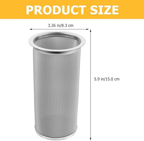 Miniatura 2 de Hemoton Filtro de café frío para tarro de boca ancha, filtro de acero inoxidable, infusor de café, té, fruta, colador de café, tarro de conserva,