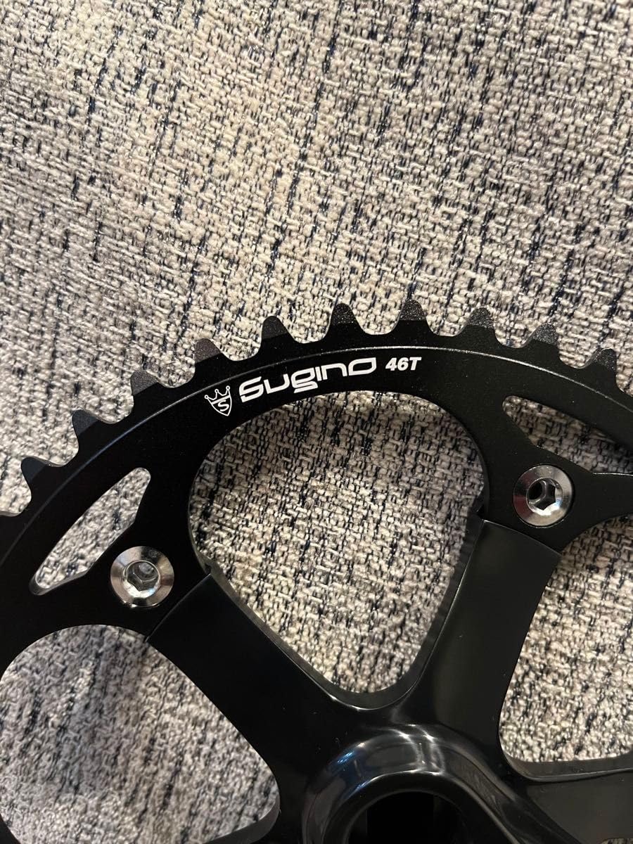 【最終価格】【完全新品】RD4 TRACK 46T165mm チェーンリング付 Amazon.co.jp: スギノ RD4 TRACK 46T 165mm BLACK ピスト