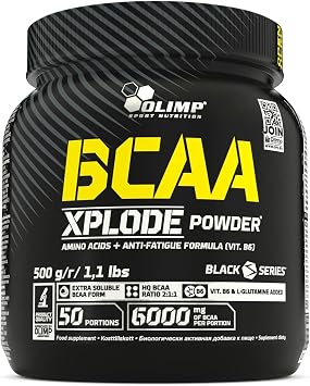 OLIMP SPORT NUTRITION Olimp Labs Cola BCAA Xplode Recovery and Energy Supplement Powder, 500 g