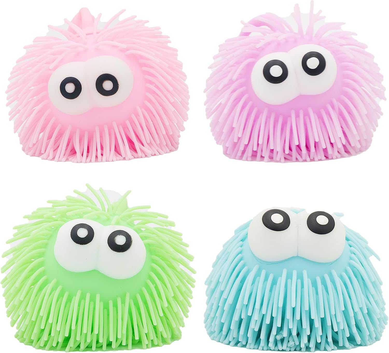 4 PCS Stress Ball for Kids, Sensory Balls, Squishy Toys, Squishy Fidget Toys, Squishy Stress Ball Soft Fidget Ball, Stress Anxiety Relief Squeeze Balls Fidget Toy Sensory Toy for Kids Adult