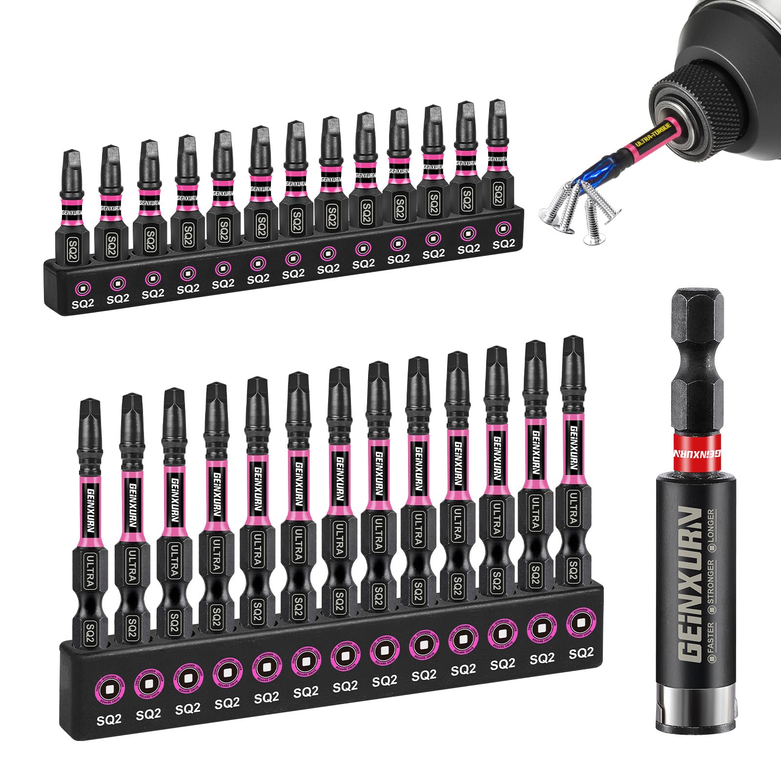 Geinxurn 13-Piece Impact Torx Screwdriver Set -18 Geinxurn 13-Piece Impact Torx Screwdriver Set -18