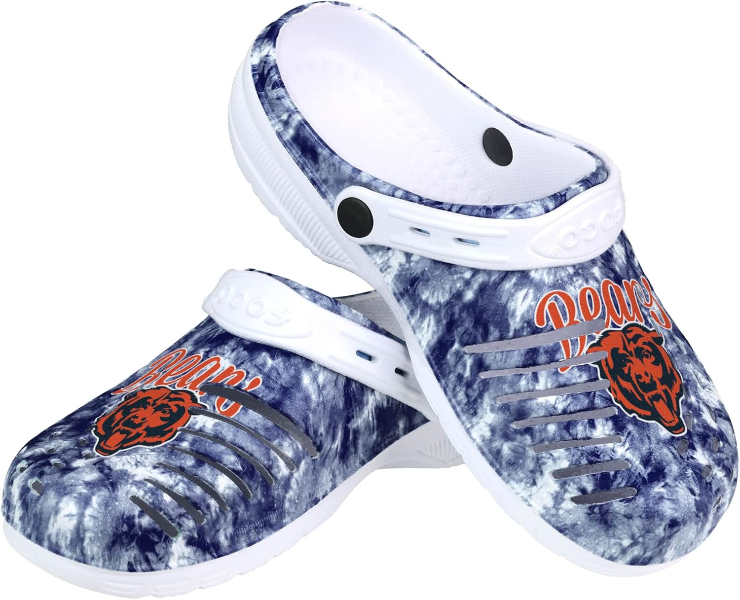 Chicago Bears NFL Womens Cloudie Clog with Strap