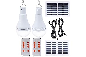 Solar Chicken Coop Light with Timer [2-Pack]