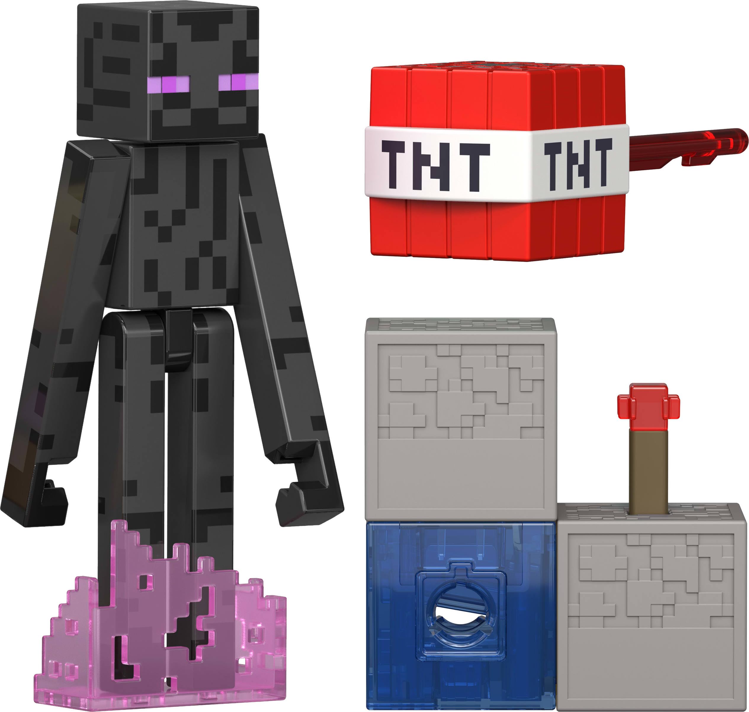 Minecraft Enderman 3.25 inch Action Figure With Accessories Brand New