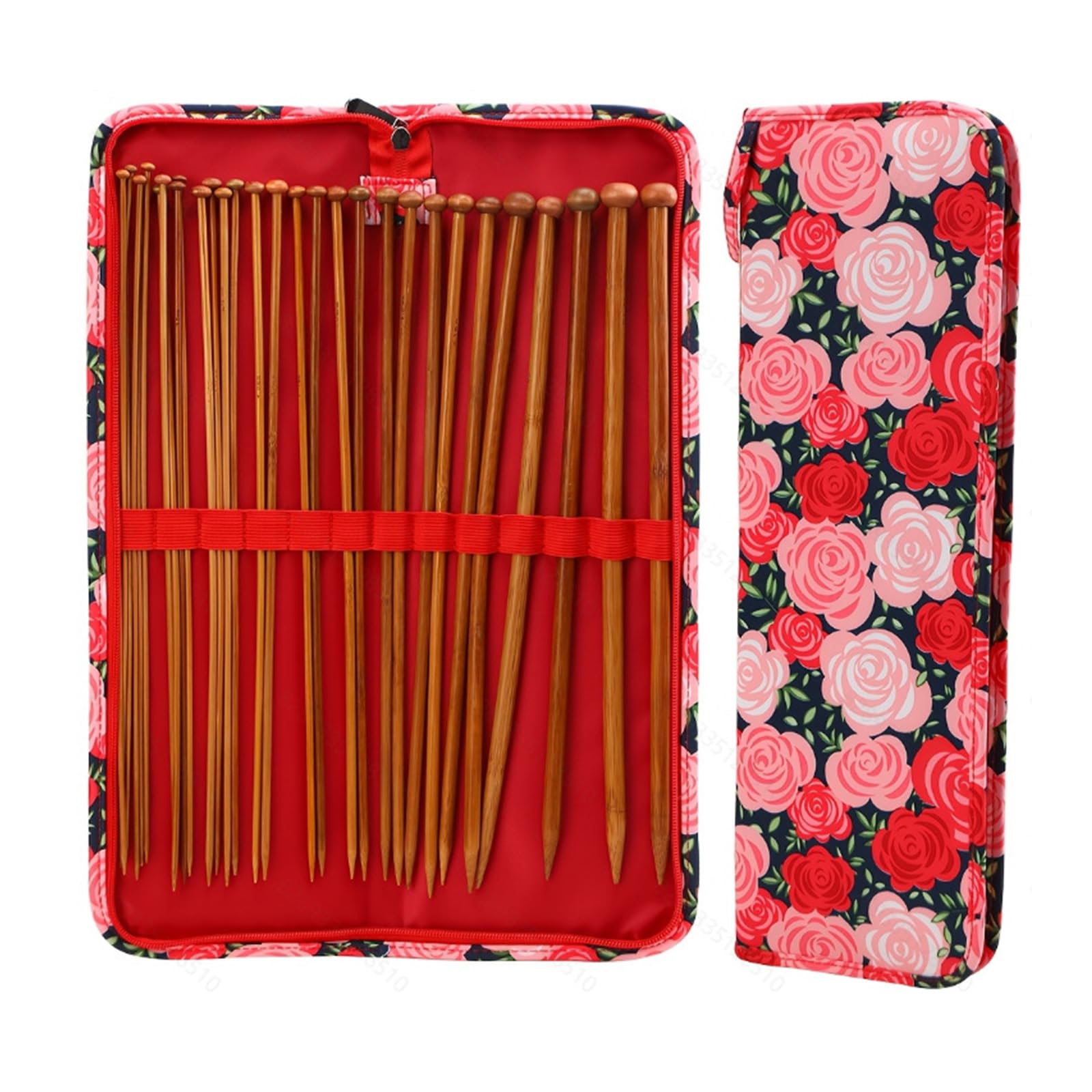 HZBB Ergonomic Grip Knitting Needle 25cm in Treated with Protective Case Knitting Needle Craft