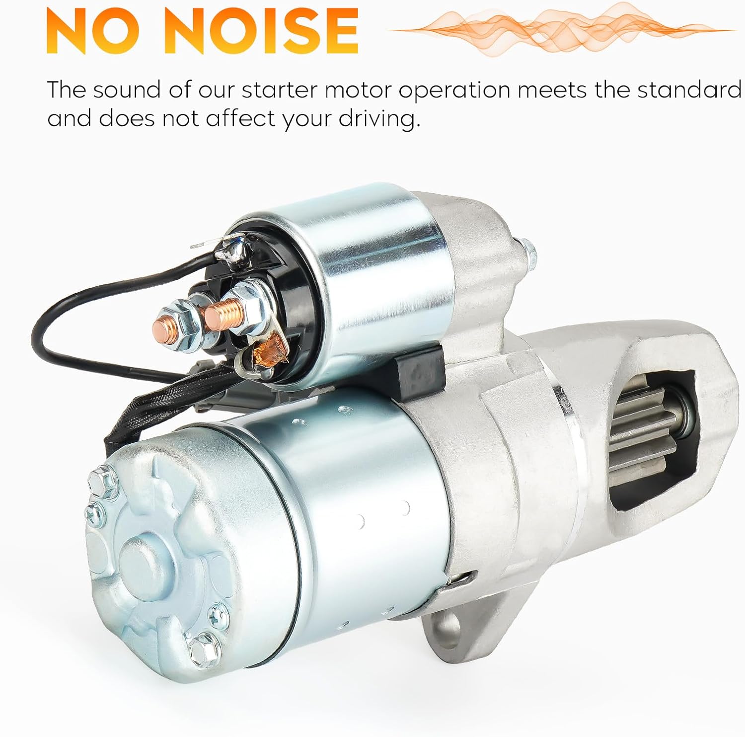 Starter for Infiniti I30 2000-2001 3L, I35 2002-2004 3.5L, Nissan Maxima 2000-2001 3L 2002-2003 3.5L, SMT0158 410-48070 M0T87181 17779 23300-5Y710 STR-3306 17329