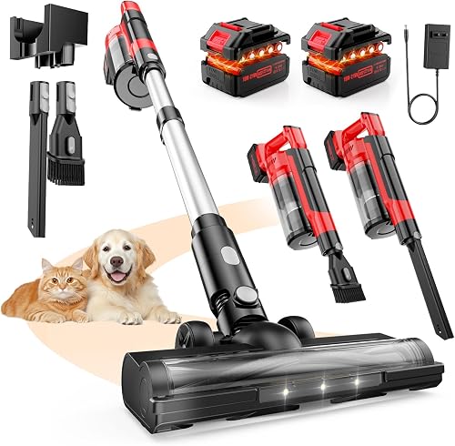 INNOPWOER Cordless Vacuum Cleaner 60KPa, 700W Brushless Motor, 70-Min Runtime & 2L Dust Cup for Pet Hair INNOPWOER Cordless Vacuum Cleaner 60KPa, 700W Brushless Motor, 70-Min Runtime & 2L Dust Cup for Pet Hair