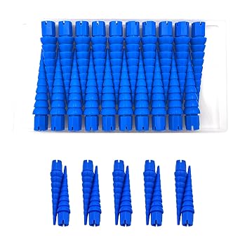 Blue 20PCS Stripped Screw Hole Repair Anchor Assortment Kit